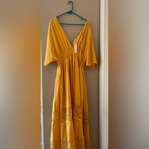 Vera Maxi Dress - Mustard